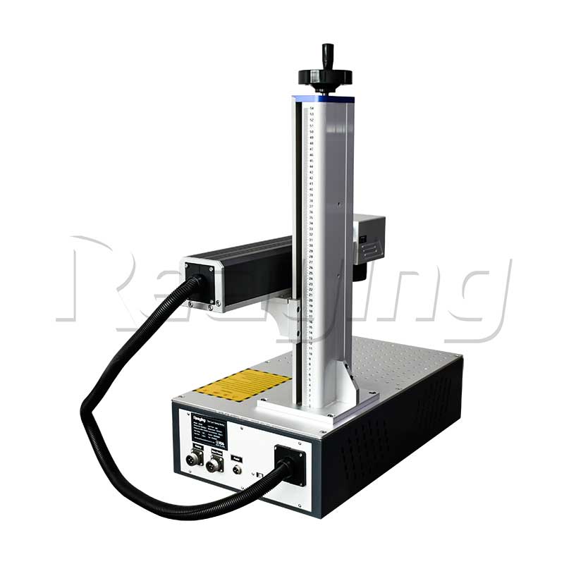 automatic mini portable fiber laser marking machine f20c